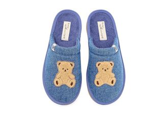 Vintage Havana Relax Womens Shoes Denim Teddy : 8.5 M, Faux Fur