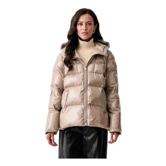 Pinko Chaqueta Acolchada - Jackets - Mujer - Beige - XS