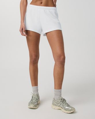 Vuori Clothing Sedona Retro Shorts | White | XS, Size Extra Small