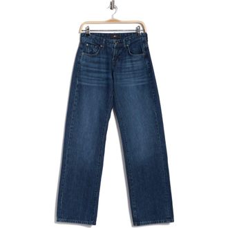 7 For All Mankind Low Rise Straight Leg Jeans in Kendallville at Nordstrom Rack, Size 27