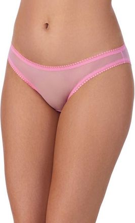 OnGossamer Mesh Bikini in Wine Berry at Nordstrom, Size Small