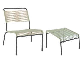 Schubiger M&ouml;bel Lounger + Hocker S&auml;ntis