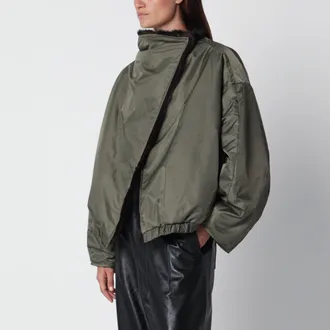 Frankie Shop Brown/olive green reversible jacket