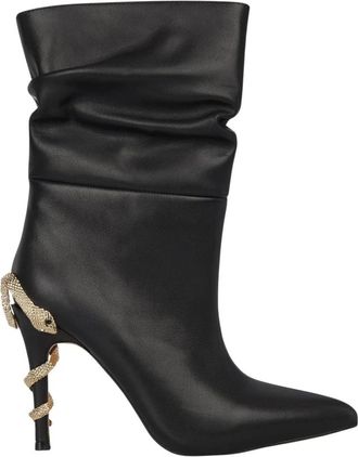 Alma En Pena Snake Heel Boots - Dames - Laarzen met Hak - Zwart - 37 EU - Schoenen