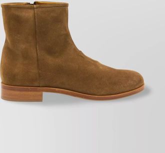 Common Projects low block heel suede ankle boots