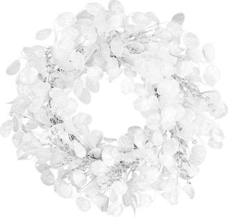 National Tree Company 24In Winter Frost White Wreath