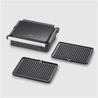 Severin Parrilla El&eacute;ctrica Multifunci&oacute;n Severin Kg2398 - Multi-parrilla Compacta Para Carne, Verduras, Bistecs Y Paninis