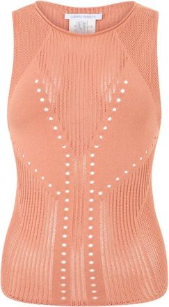 Alberta Ferretti Tops, Dames, Roze, S, Gebreide Tanktop