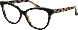 Max Mara Stijlvolle Zwarte Dames Optische Monturen - Dames - Brillen - Zwart - ONE Size - Accessoires