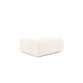 Sia Home Puf tejido boucl&eacute; crema