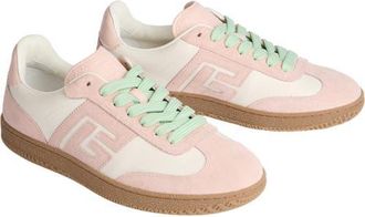 Balmain Swan trainers in smooth leather and suede in Multicolor at Nordstrom, Size 41