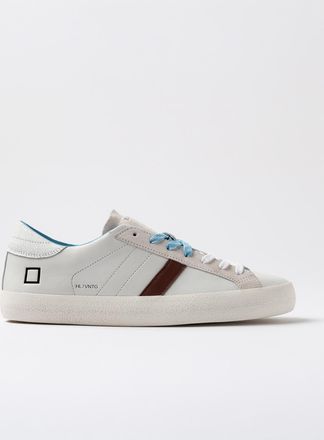 D.A.T.E. hill low vintage calf white-turquoise