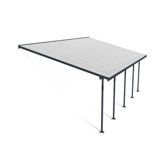Palram Patio Cover Feria 4M Deep 4X7.87 Clear - L787 x W385 x H305 - Grey