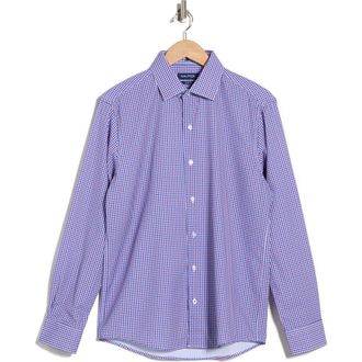 Nautica Check Dress Shirt in Blue at Nordstrom Rack, Size 15.5 - 32/33