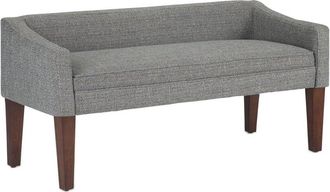 Simpli Home Parris 50In Contemporary Upholstered Bench