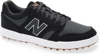 New Balance 480 Golf SL Waterproof Spikeless Golf Shoe in Black /Grey at Nordstrom, Size 11.5