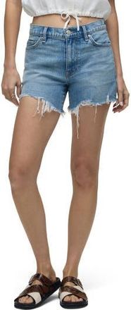 Hudson Devon High Waist Destroyed Hem Denim Shorts in Anthem at Nordstrom Rack, Size 34