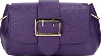 Felipa Leren schoudertas Dames paars