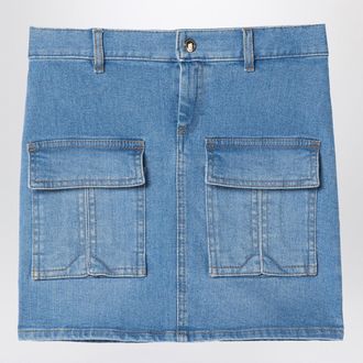 Chloé Chloé Blue Denim Mini Skirt