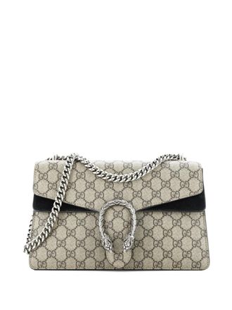 Gucci Dionysus Bag GG Coated Canvas and Leather Small shoulder bag - Nero
