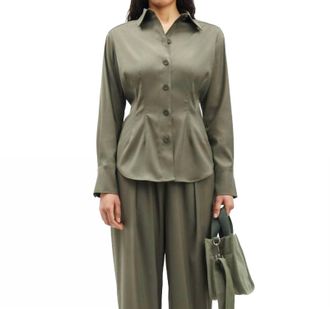 Sams&oslash;e & Sams&oslash;e Sajul Shirt In Dusty Olive