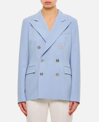 Ralph Lauren Camden Wool Gabardine Double-breasted Jacket