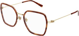 Gucci Gg1850O Rectangular Frame - unisex - Gucci - Glasses - Brown - 51 MM - Accessories
