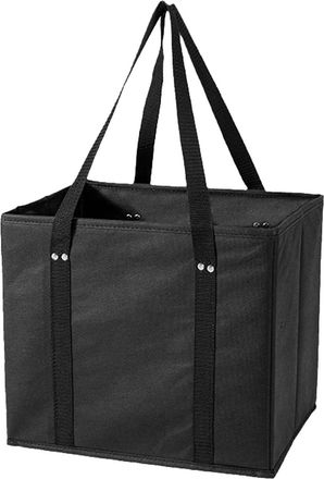 Generic Grocery Bags, Large Capacity Reusable Grocery Bags, Foldable Shopping Tote with Reinforced Bottom & Handles (Black)