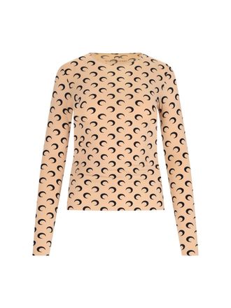 Marine Serre T-Shirts And Polos Beige