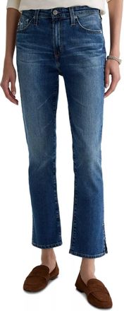 AG - Adriano Goldschmied Womens Mari Straight Crop Jeans In 15 Years Prague