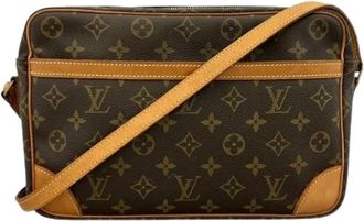 Louis Vuitton Pre-owned Cross Body Bags, female, Brown, Size: ONE SIZE Pre-owned Trocadero30 Monogram Shoulder Bag