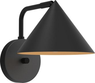 Elstead Lighting Aplique de pared, Negro mate