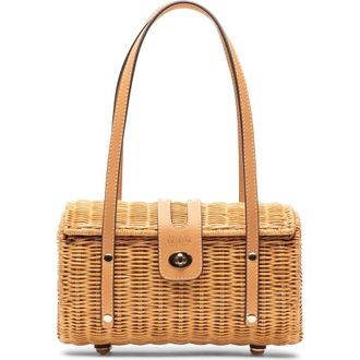 Frances Valentine Dottie Wicker Basket Bag in Toast at Nordstrom