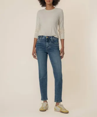 Kut from the Kloth Rachael High Rise Mom Jean In Radiant Wash