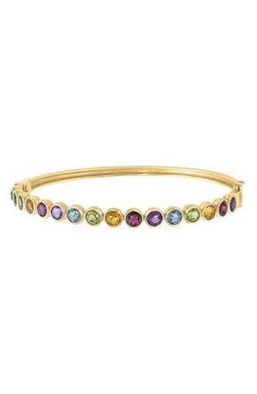 Effy Lab-Grown Rainbow Gem Bracelet in Gold Multi at Nordstrom Rack, Size 7.5