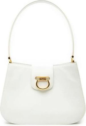 Celine Pre-owned Shoulder Bags, female, White, Size: ONE SIZE Pre-owned Horseshoe Shoulder Bag