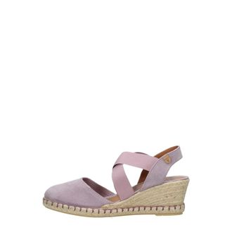 Verbenas Schoenen, Dames, Paars, 38 EU, Su&egrave;de, Mila Espadrille