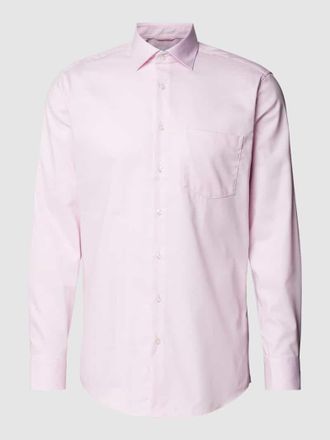 Seidensticker Regular Fit Business-Hemd mit Brusttasche in Rose, Größe 40