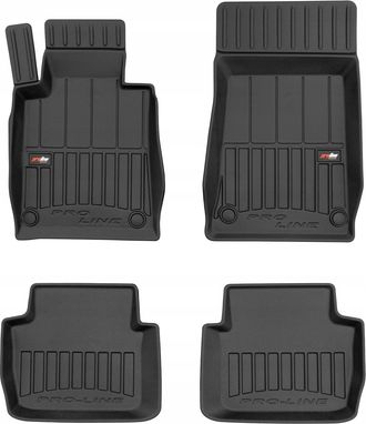 OEM Alfombrillas De Goma Bmw Serie 3 E46 1998-2005 Con Canales 3d
