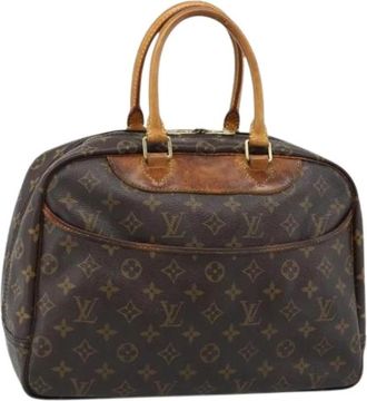 Louis Vuitton Pre-owned Vintage Monogram Hand Bag - Dames - Vintage Handtas - Bruin - ONE Size - Leer - Vintage