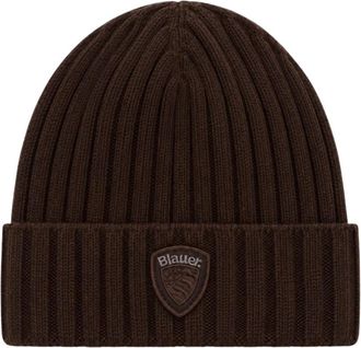 Blauer Kenwood Beanie - Heren - Hoeden - Bruin - ONE Size - Wol - Accessoires