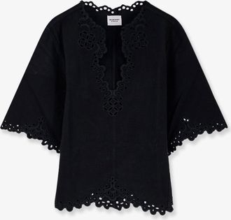 Isabel Marant Top in cotone sangallo - MARANT ETOILE - gender_Woman