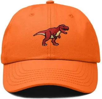 Dalix T Rex Dad Cap in Orange at Nordstrom