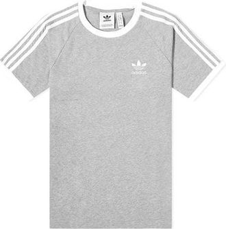 adidas Mens adidas originals Short Sleeve Gray T-Shirt FM3769