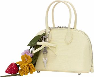 Self Portrait Womens Mini Shoulder Bag Yellow Handbags Hand