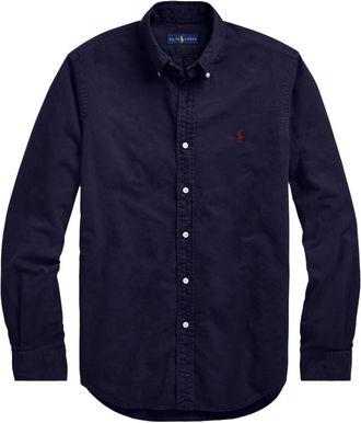 Polo Ralph Lauren Overhemden, Heren, Blauw, 2Xl, Katoen, Klassiek Blauw Shirt Aw 25