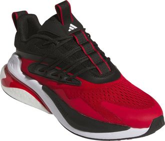 adidas Alphaboost v2 Team Colors Running Shoe in Team Power Red/Black/White at Nordstrom, Size 10