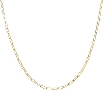 Italian Gold, Inc 10K 2.1Mm Polished Paperclip Chain