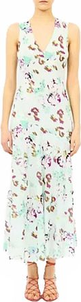 Ulla Johnson Elowen Silk Midi Dress In Oasis