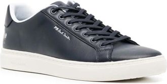 Paul Smith Logo-Print Veterschoenen - Heren - Sneakers - Blauw - 40 EU - Leer - Schoenen